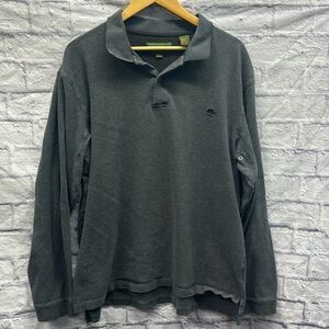 Timberland Gray Cotton Long Sleeve Shirt XL